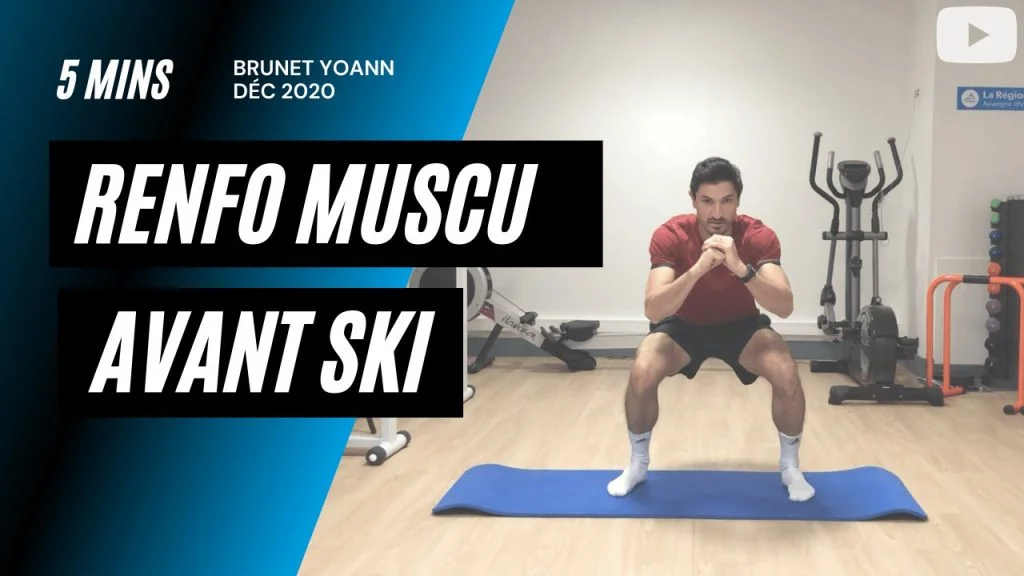 Renforcement musculaire avant la saison du ski